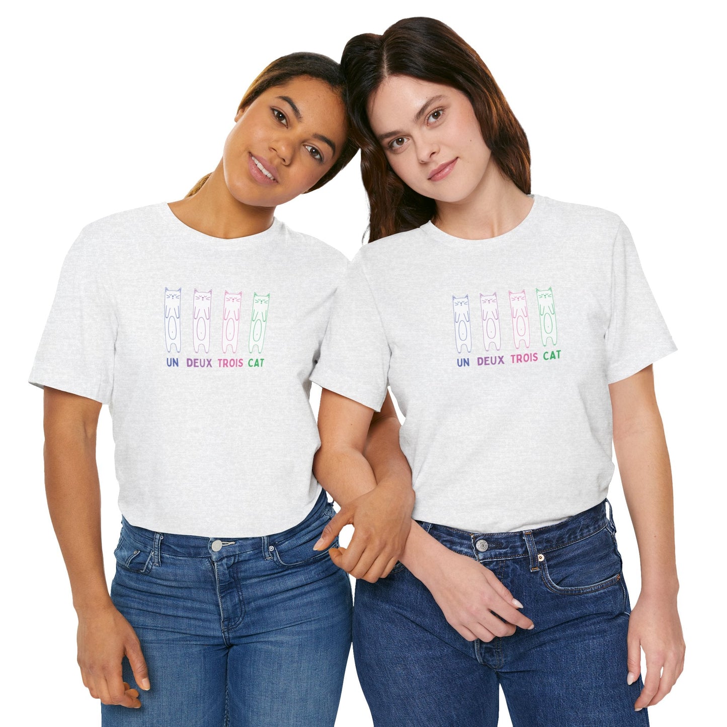 Funny Cat Shirt | Meowditating (Rainbow) - House of VV