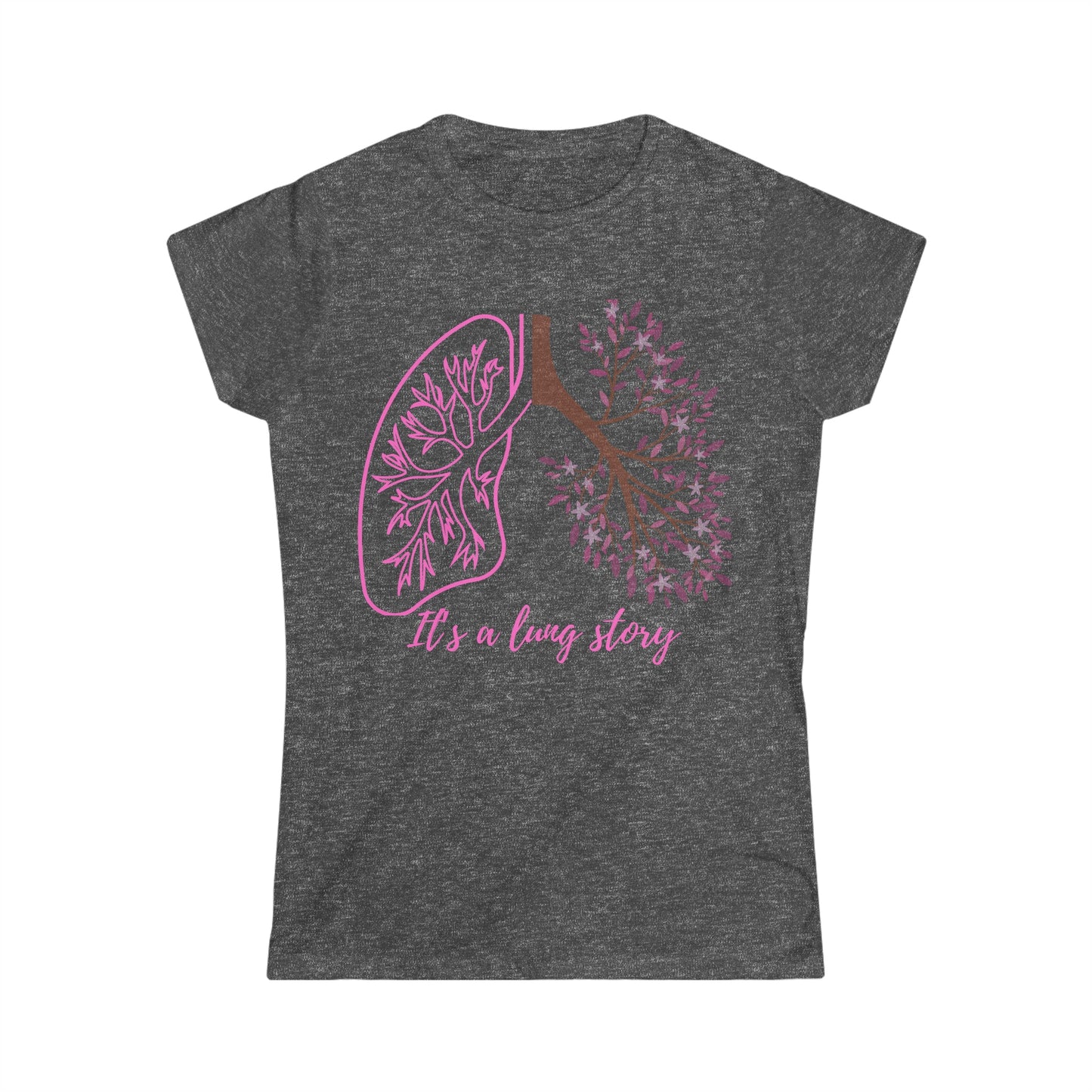 Lung Cancer T-shirt (Pink) - House of VV