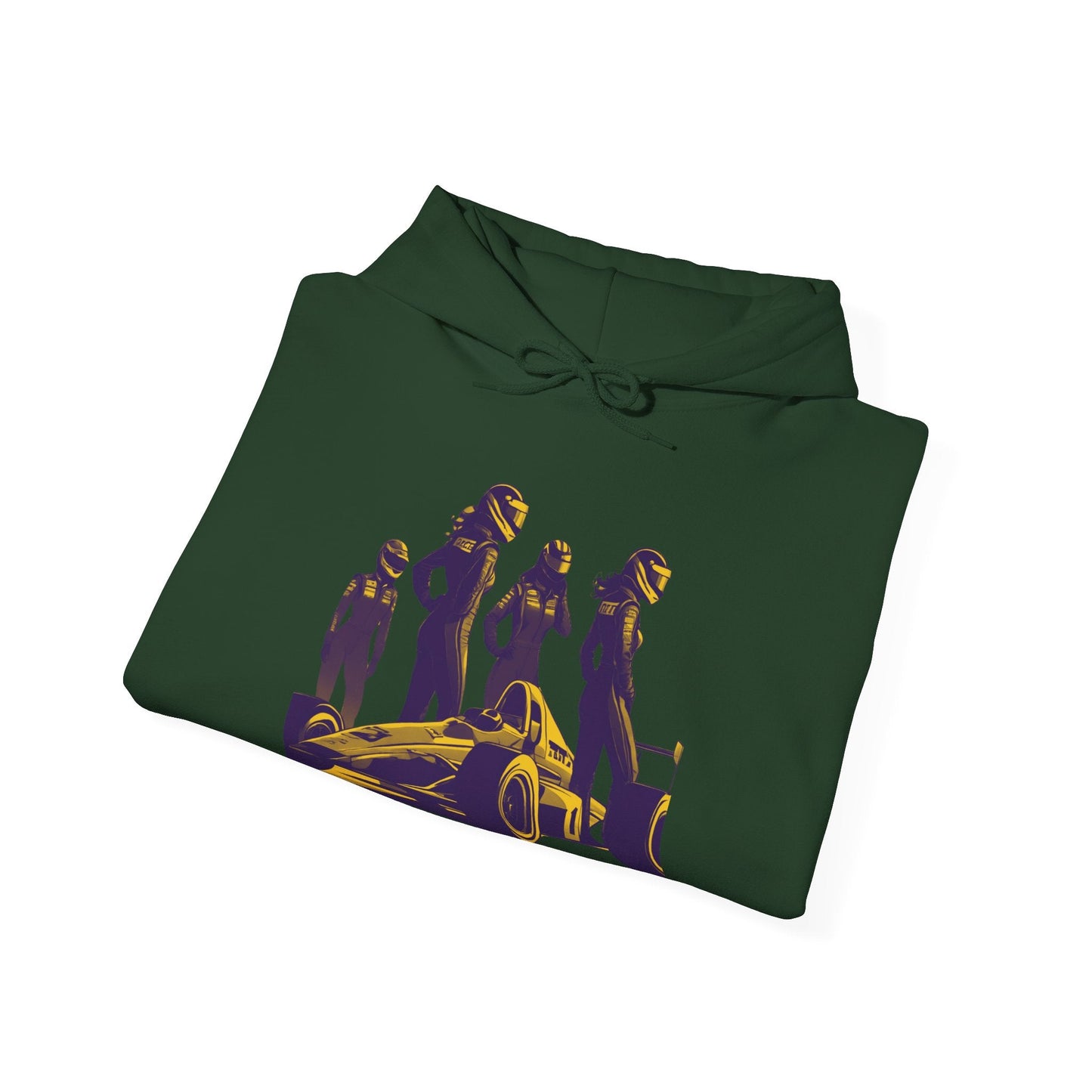 Racing Hoodie | Revved Up | Formula (Purple/Yellow) - House of VV
