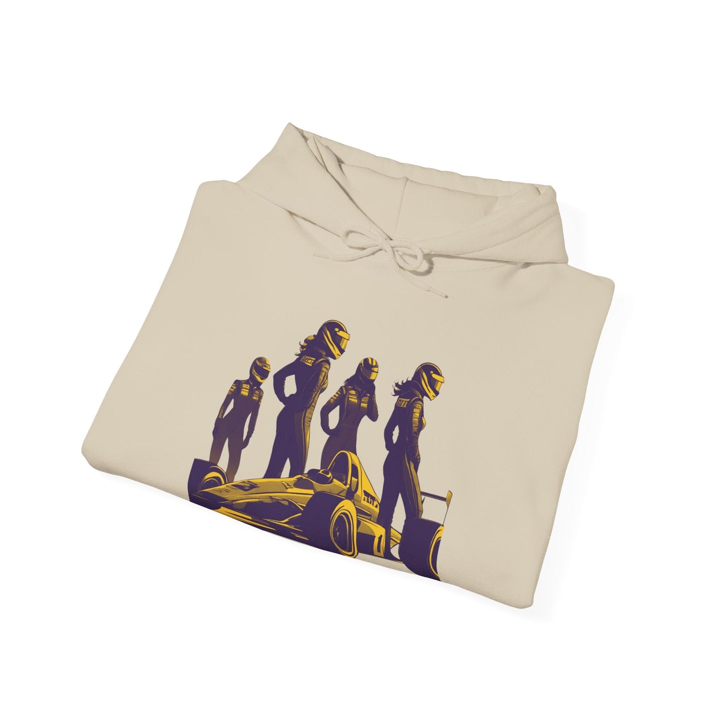 Racing Hoodie | Revved Up | Formula (Purple/Yellow) - House of VV