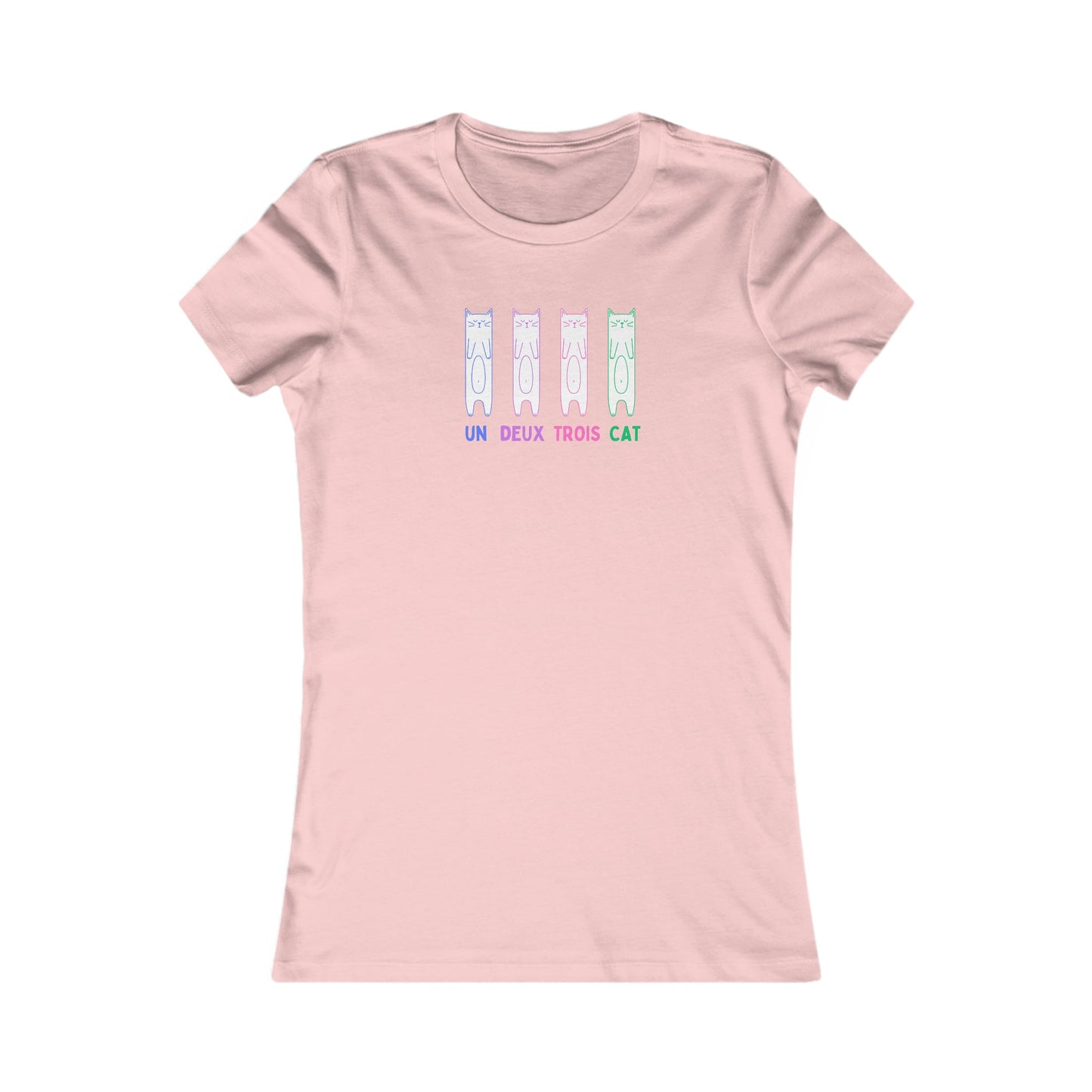 Women's Funny Cat Shirt | Un Deux Trois Cat - House of VV