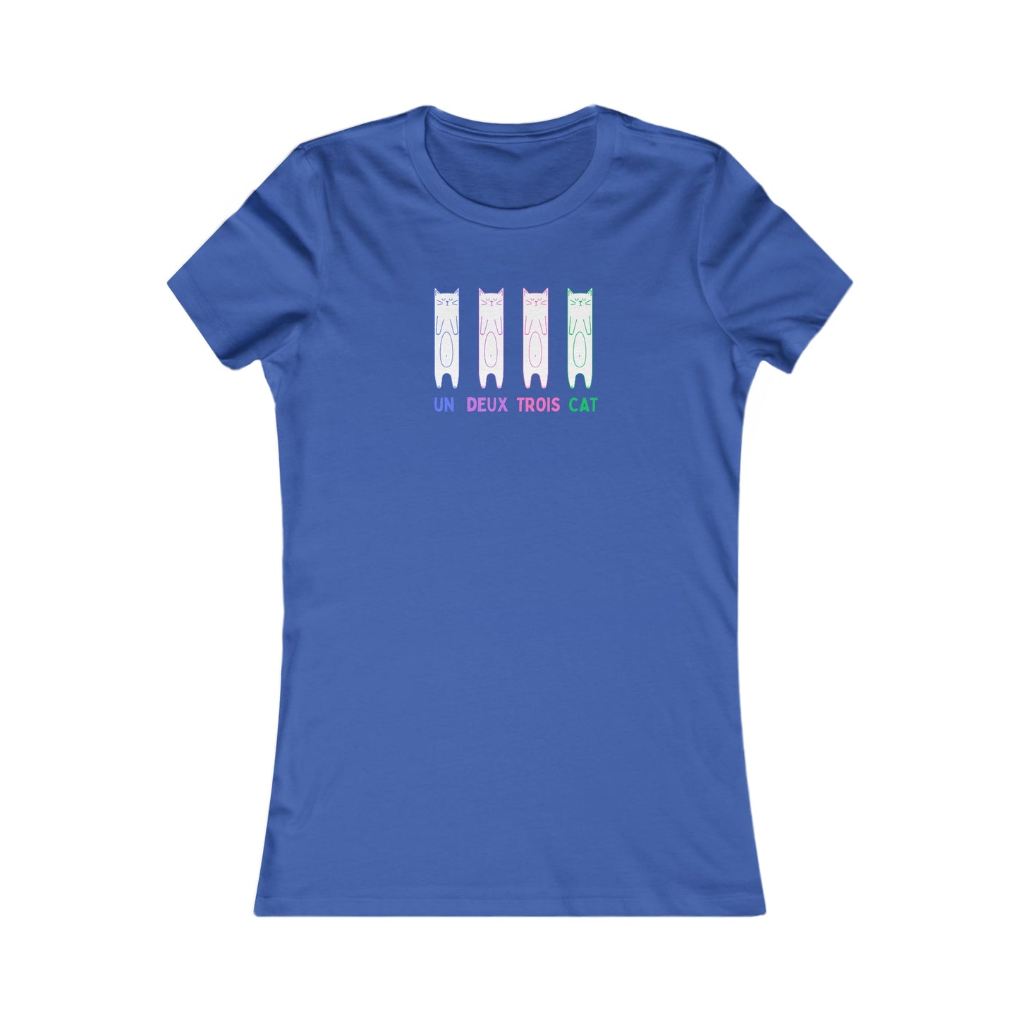 Women's Funny Cat Shirt | Un Deux Trois Cat - House of VV