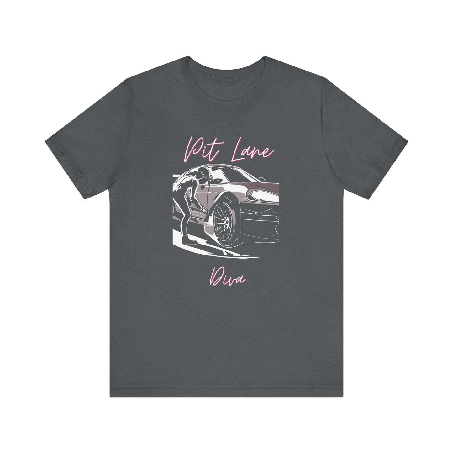 Women's Racing Car T-Shirt | Revved Up | Pit Lane Diva - House of VV