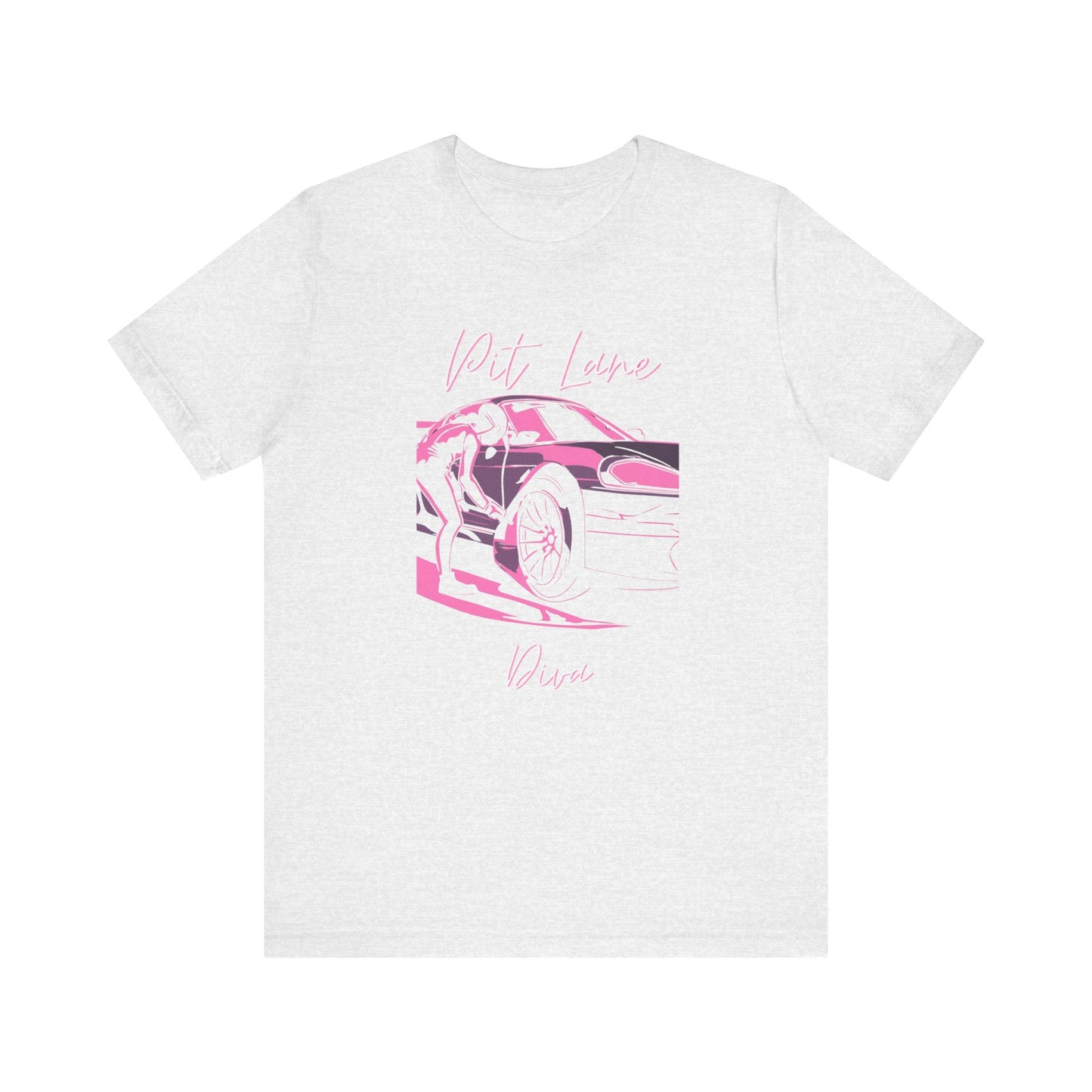Women's Racing Car T-Shirt | Revved Up | Pit Lane Diva - House of VV