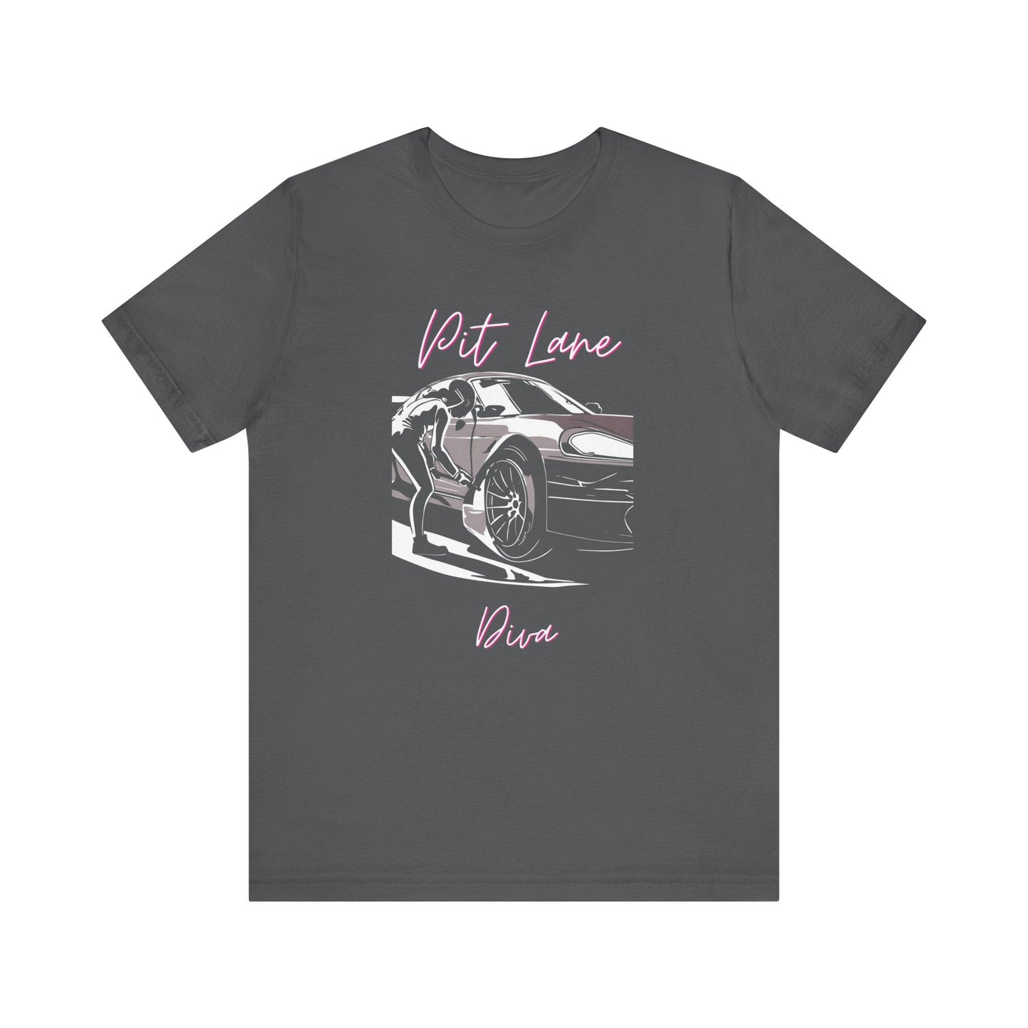 Women's Racing Car T-Shirt | Revved Up | Pit Lane Diva - House of VV