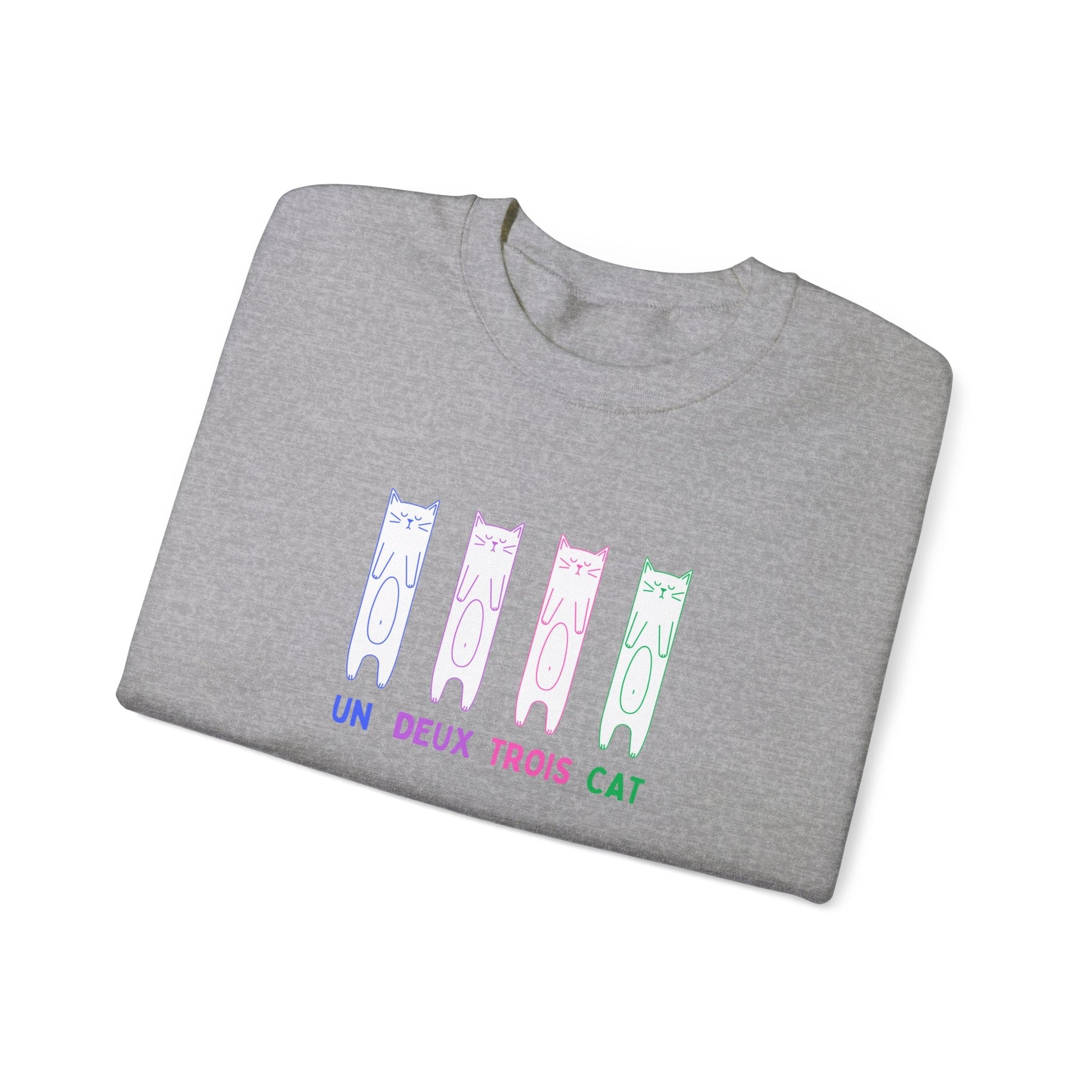 Cat Sweatshirt | Un Deux Trois Cat - House of VV