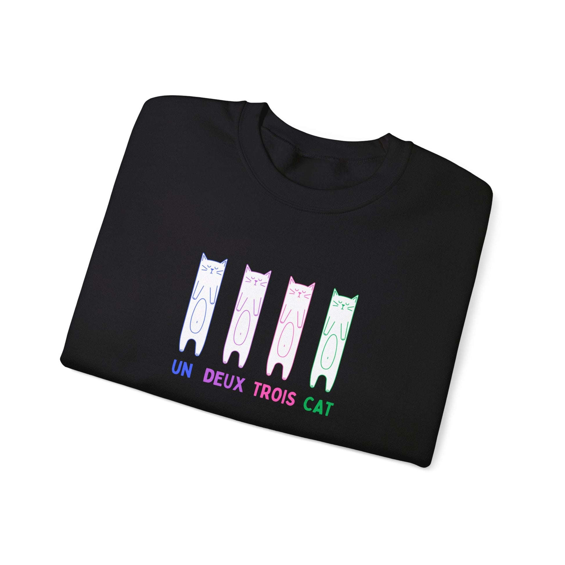 Cat Sweatshirt | Un Deux Trois Cat - House of VV