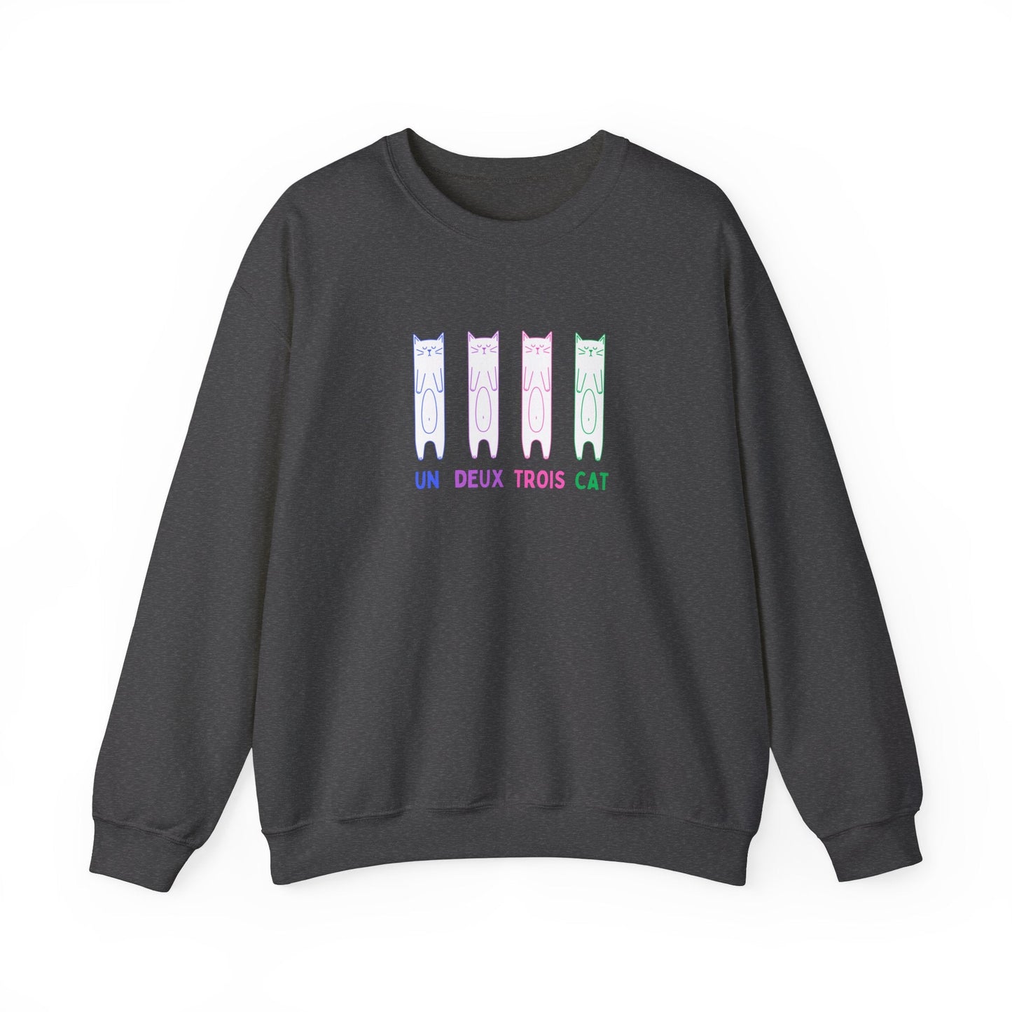 Cat Sweatshirt | Un Deux Trois Cat - House of VV