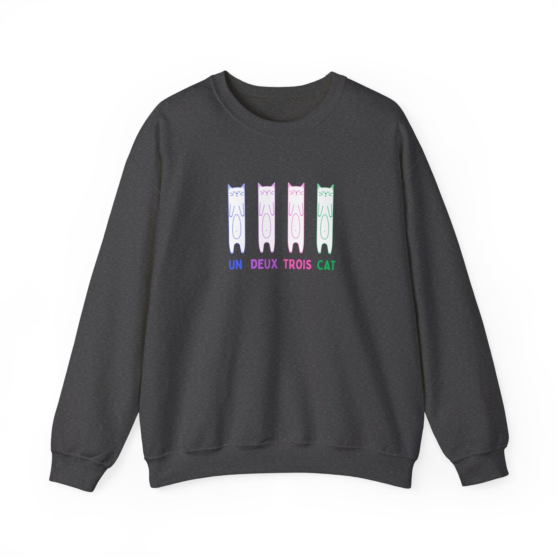 Cat Sweatshirt | Un Deux Trois Cat - House of VV
