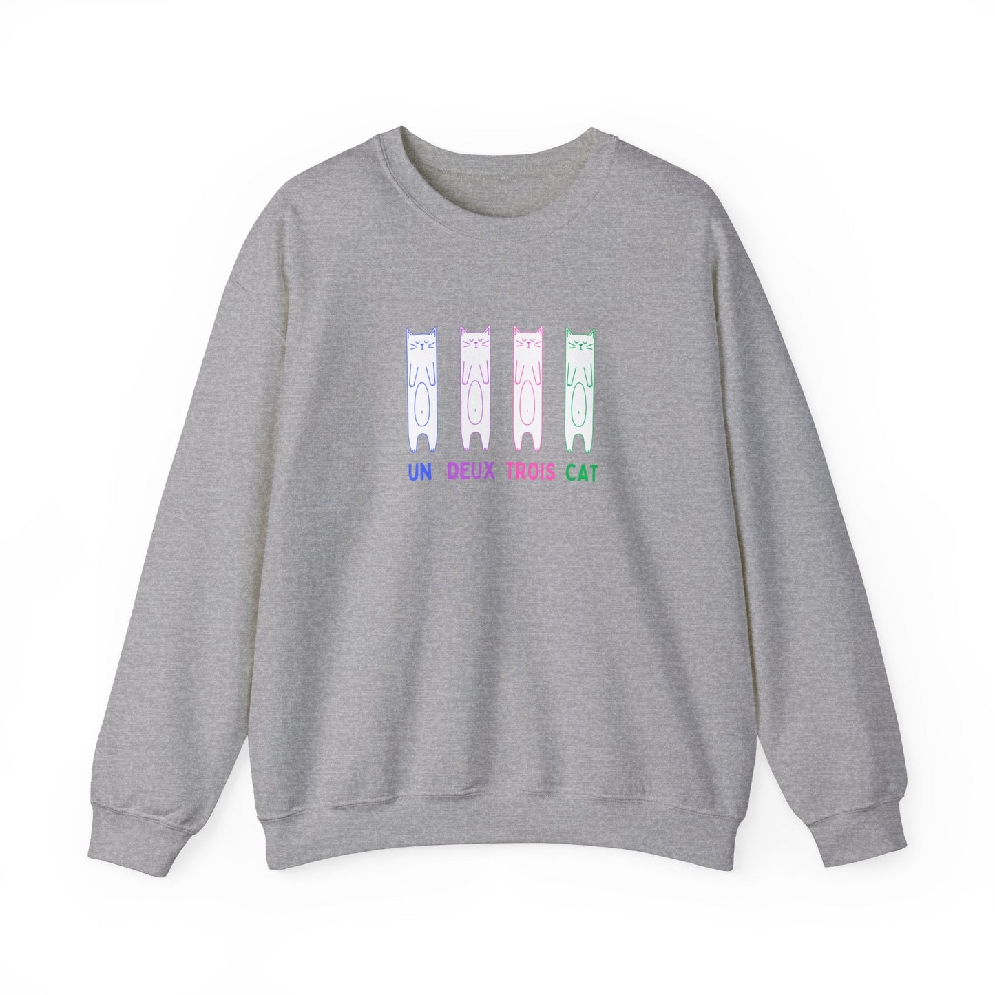 Cat Sweatshirt | Un Deux Trois Cat - House of VV