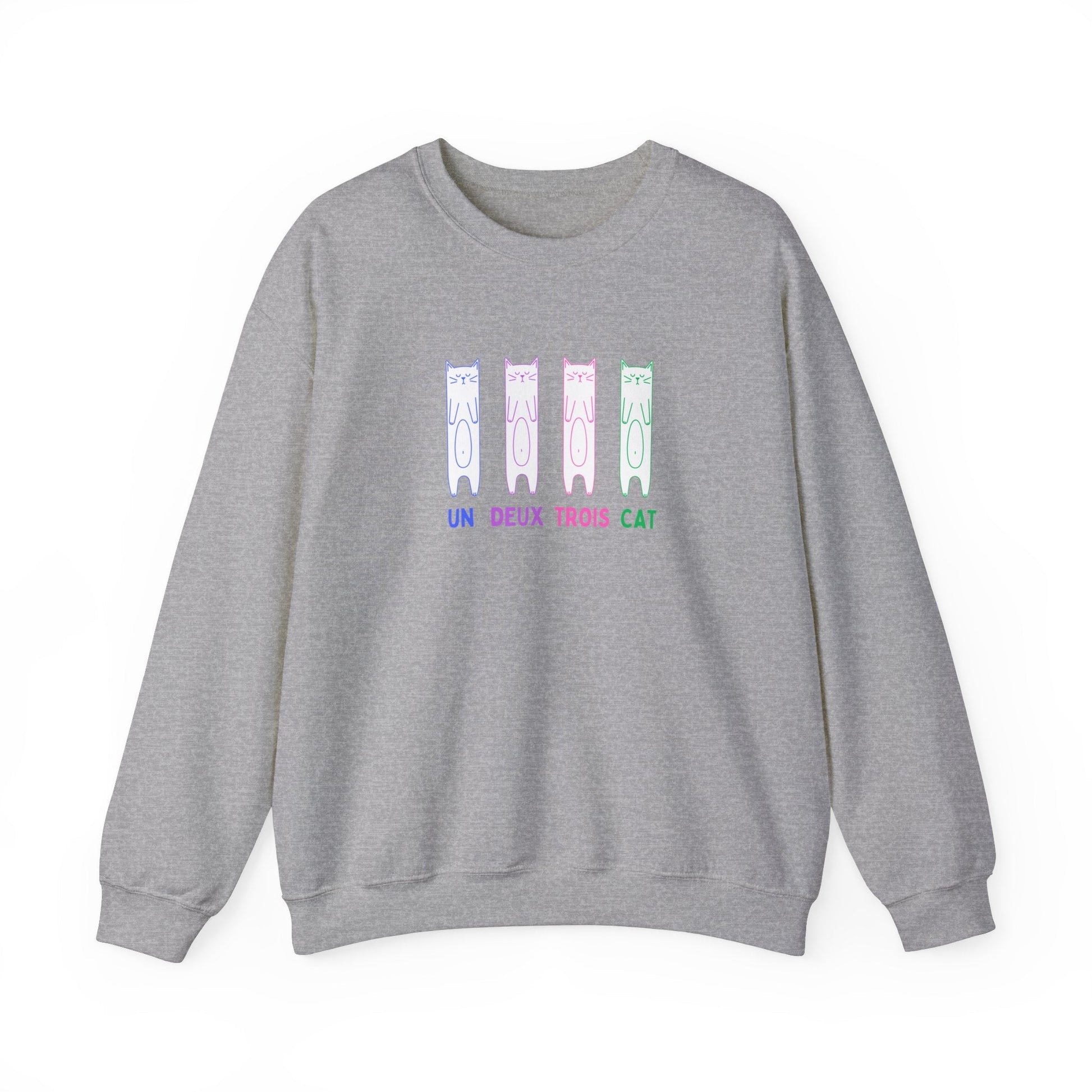 Cat Sweatshirt | Un Deux Trois Cat - House of VV
