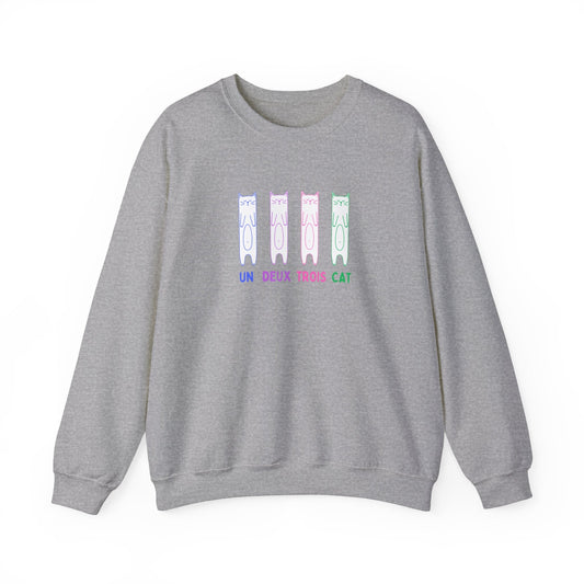 Cat Sweatshirt | Un Deux Trois Cat - House of VV