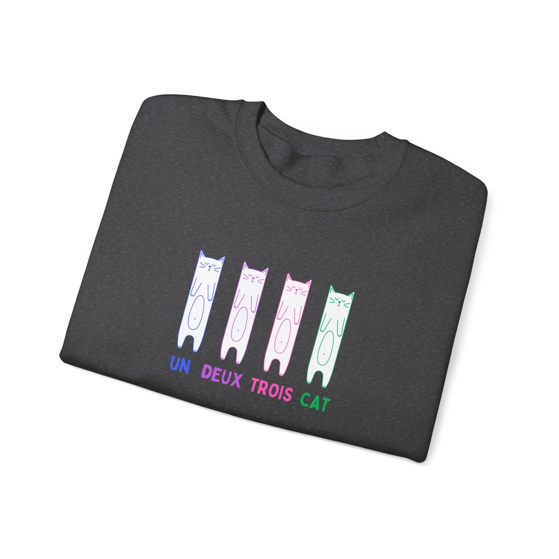 Cat Sweatshirt | Un Deux Trois Cat - House of VV