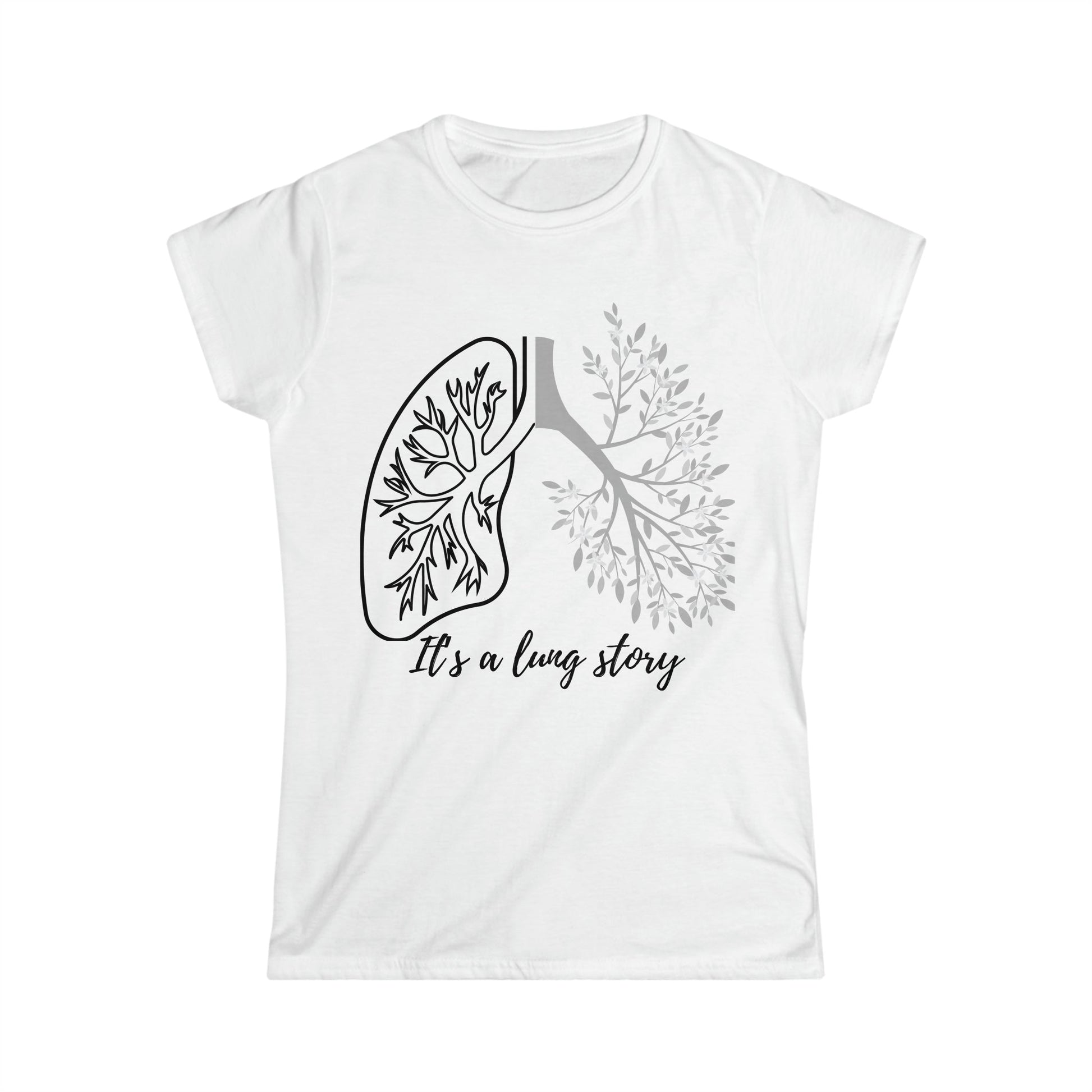 Lung Cancer T-shirt (Black) - House of VV