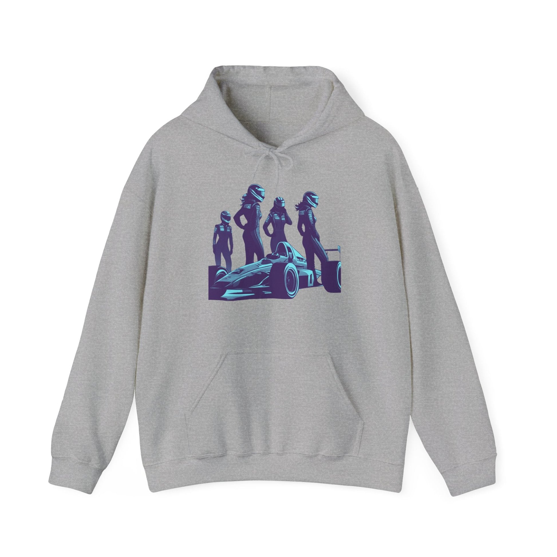 Racing Hoodie | Revved Up | Formula (Blue/Purple) - House of VV