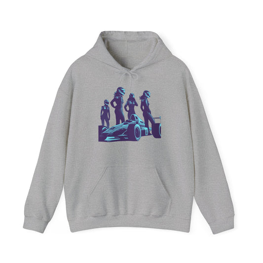 Racing Hoodie | Revved Up | Formula (Blue/Purple) - House of VV