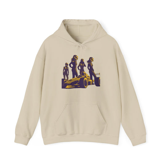 Racing Hoodie | Revved Up | Formula (Purple/Yellow) - House of VV