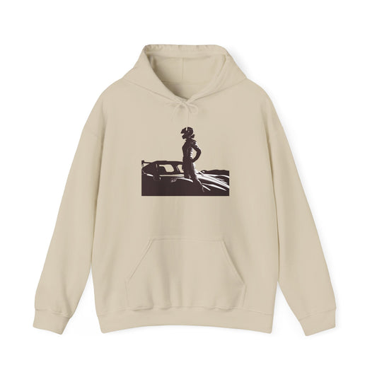 Racing Hoodie | Revved Up | Supercar (Black/White) - House of VV