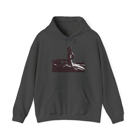 Racing Hoodie | Revved Up | Supercar (Black/White) - House of VV
