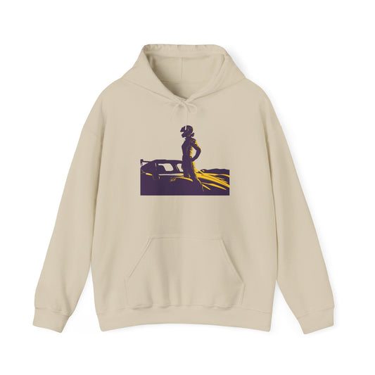 Racing Hoodie | Revved Up | Supercar (Purple/Yellow) - House of VV
