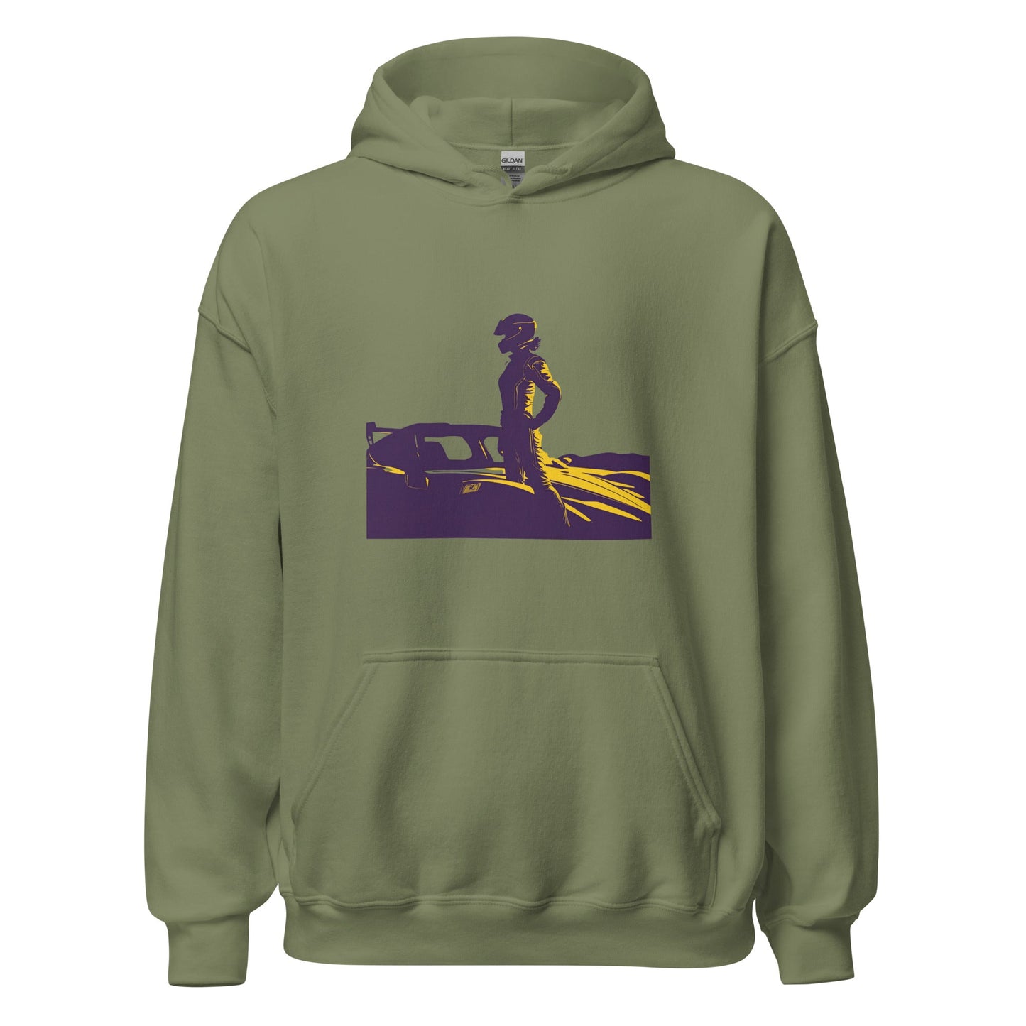 Racing Hoodie | Revved Up | Supercar (Purple/Yellow) - House of VV