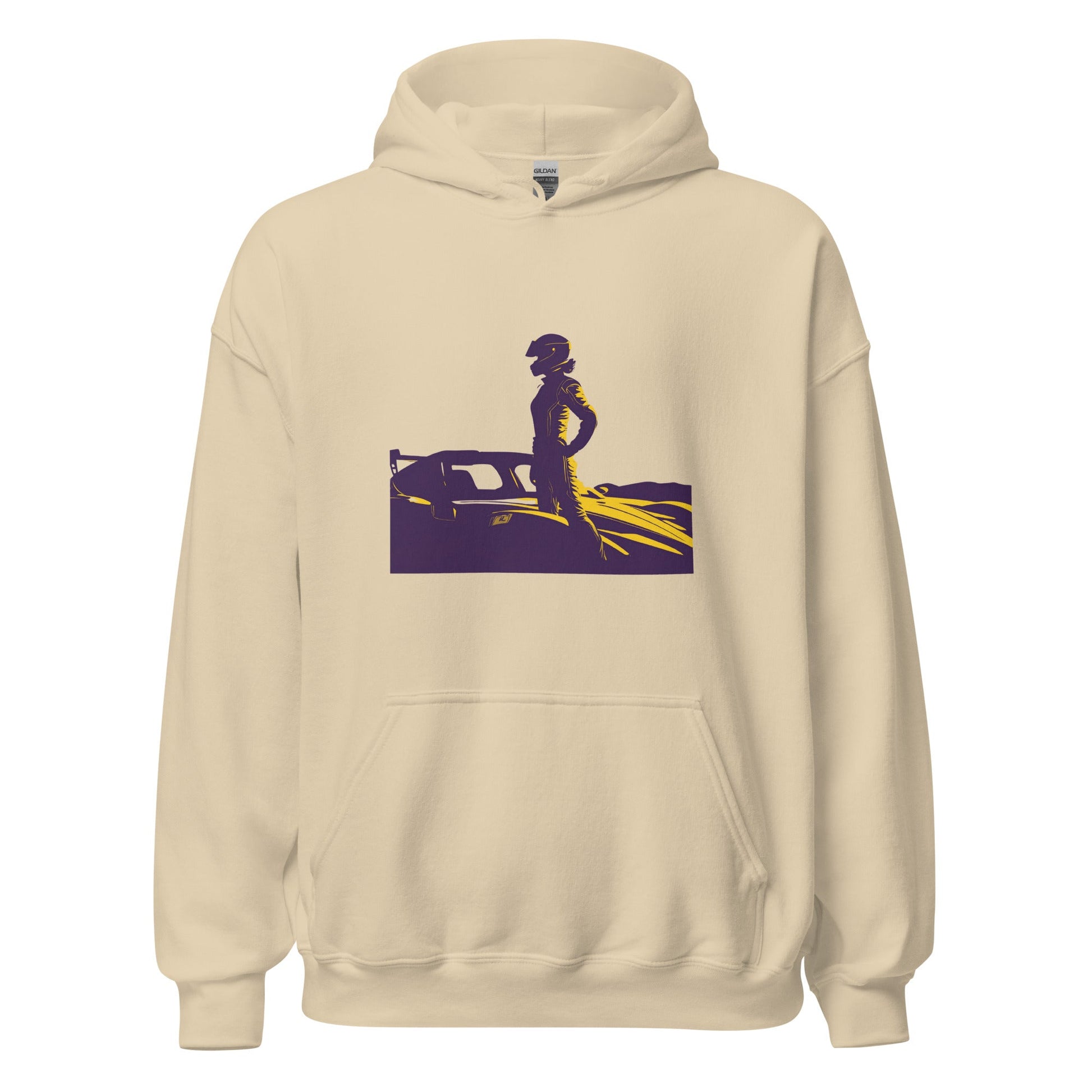 Racing Hoodie | Revved Up | Supercar (Purple/Yellow) - House of VV