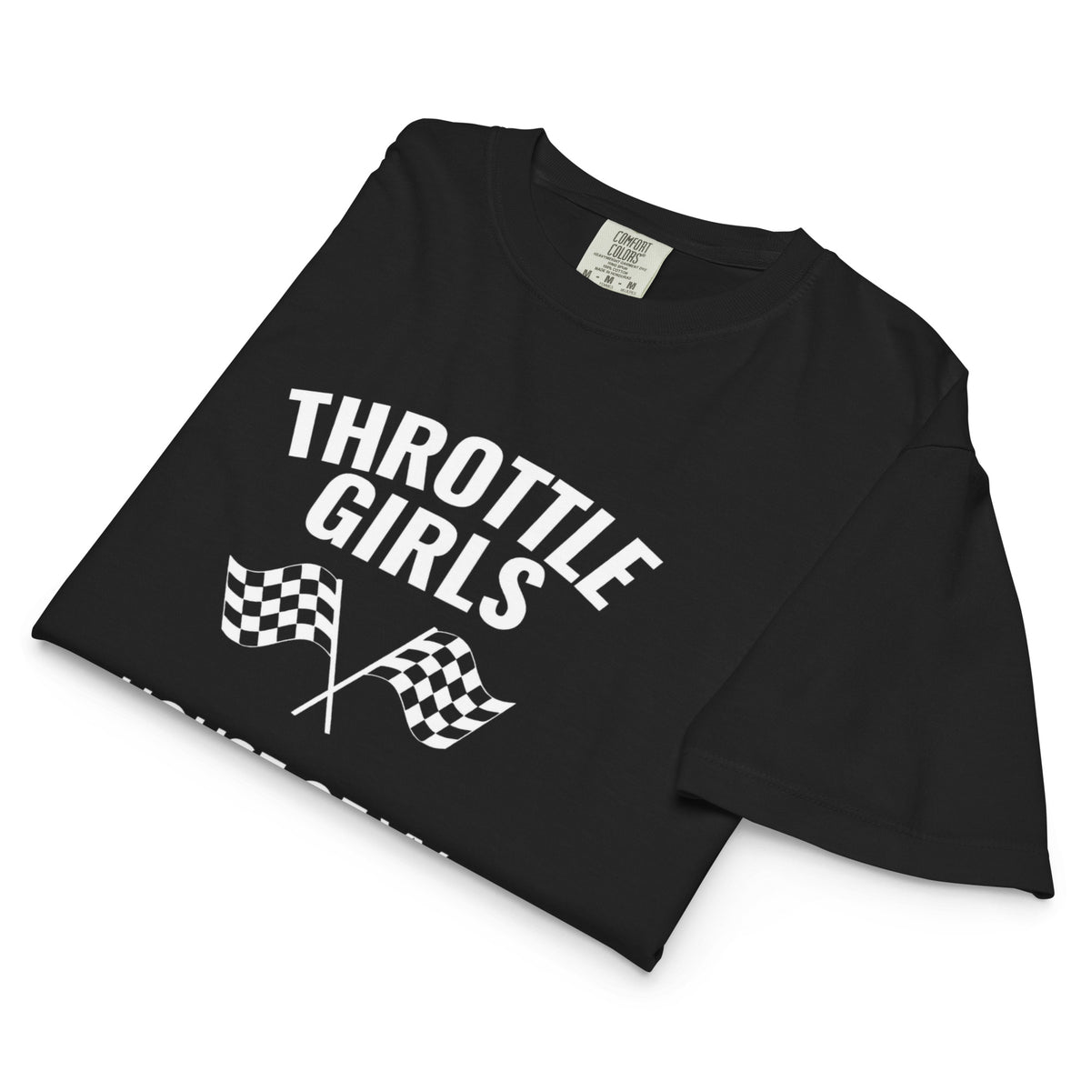 Girl Racing Shirts Women's Racing Car T-Shirt | Revved Up | Throttle Girls (White) – House ...