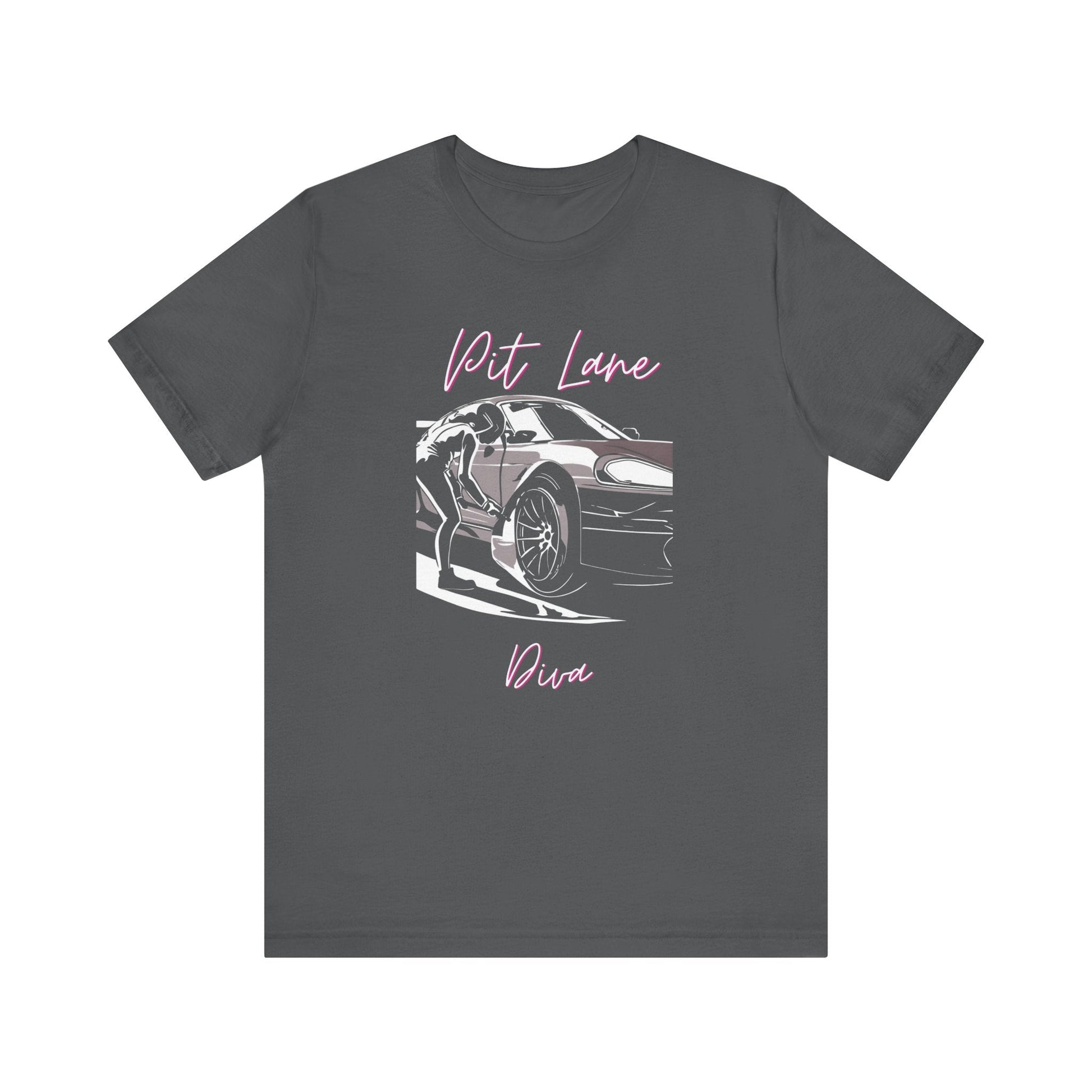 Women's Racing Car T-Shirt | Revved Up | Pit Lane Diva - House of VV